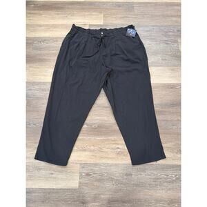 Ava & Viv Black Pants Size 2X Black